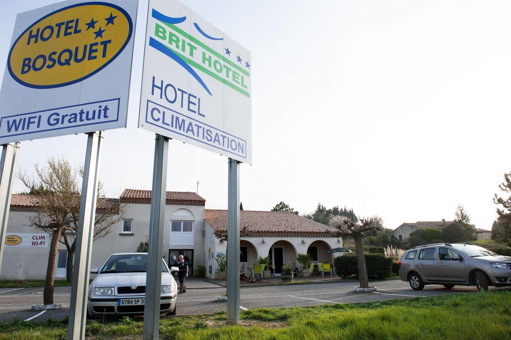 Brit Hotel Bosquet Carcassonne Cite Exterior foto